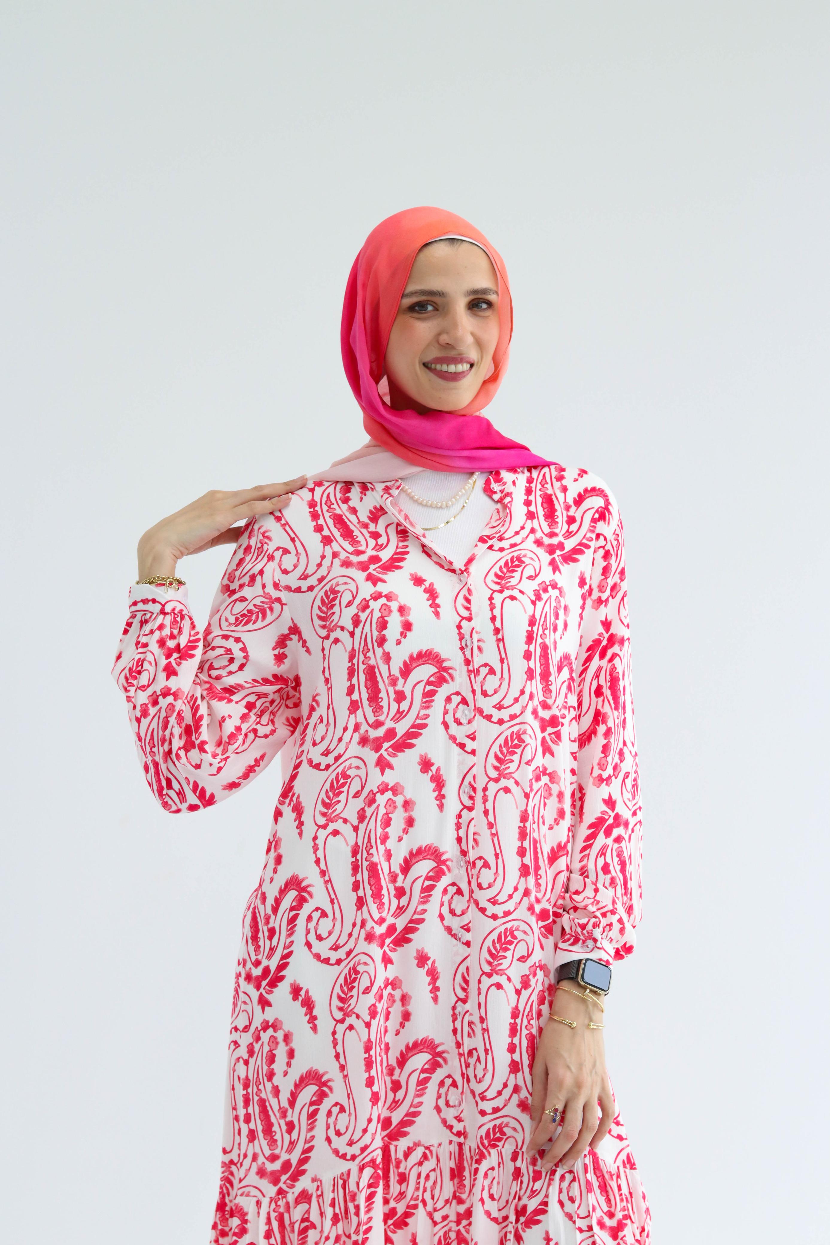 Patterned Cotton Dress