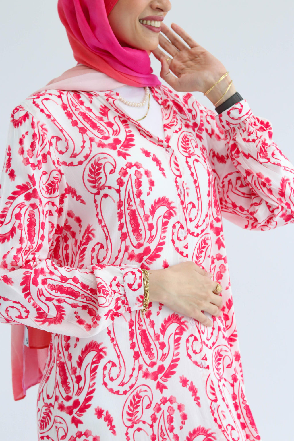 Patterned Cotton Dress
