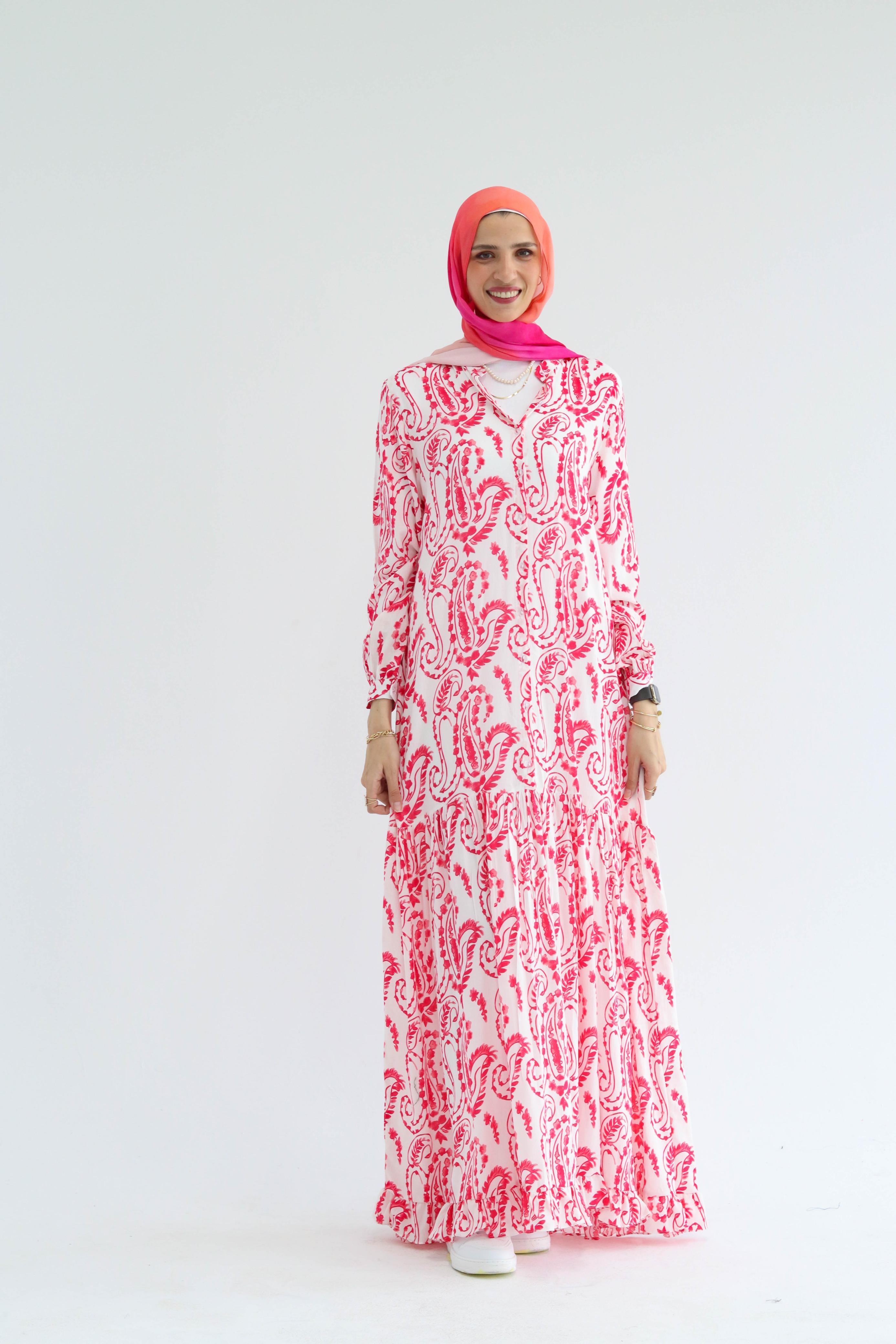 Patterned Cotton Dress