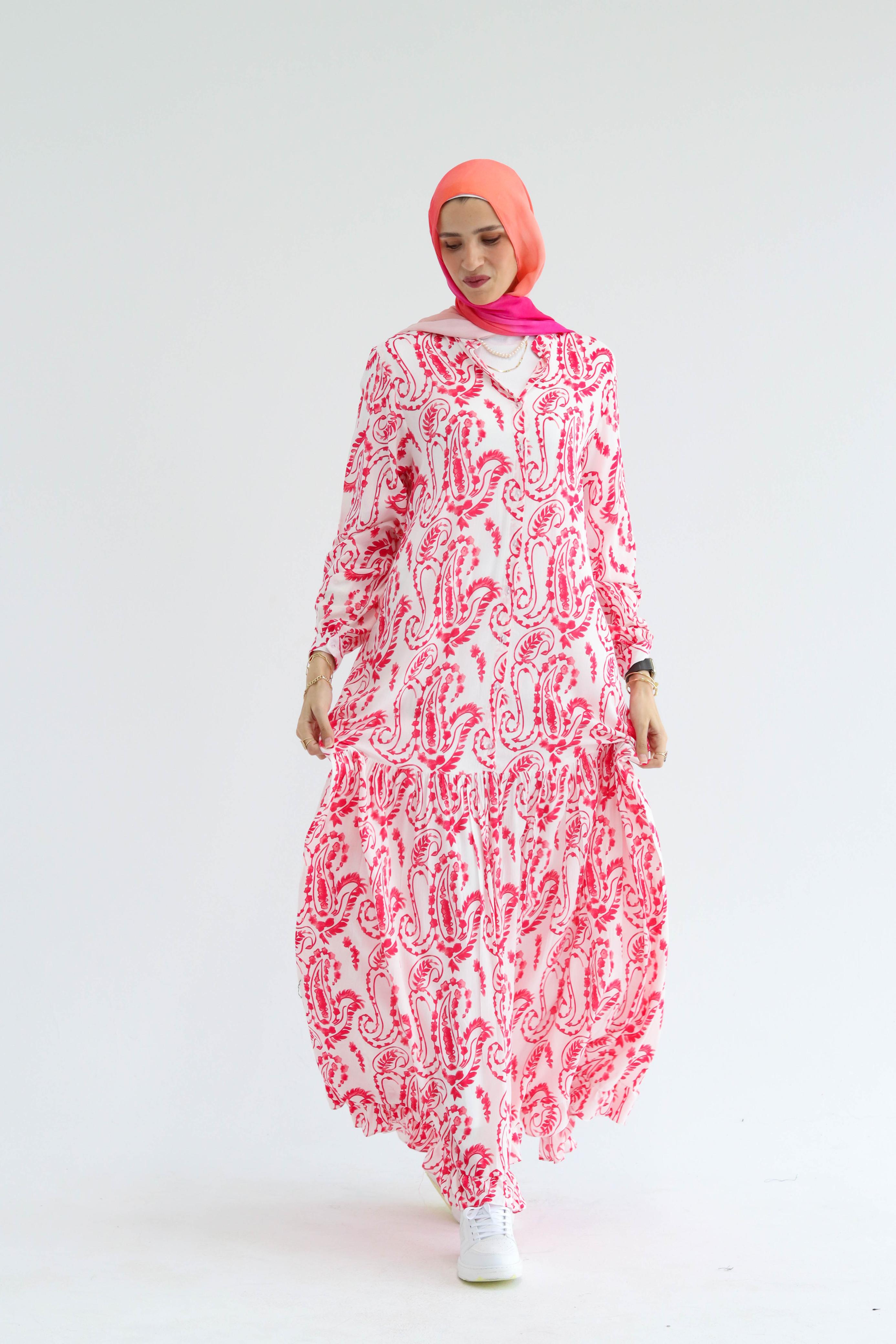 Patterned Cotton Dress