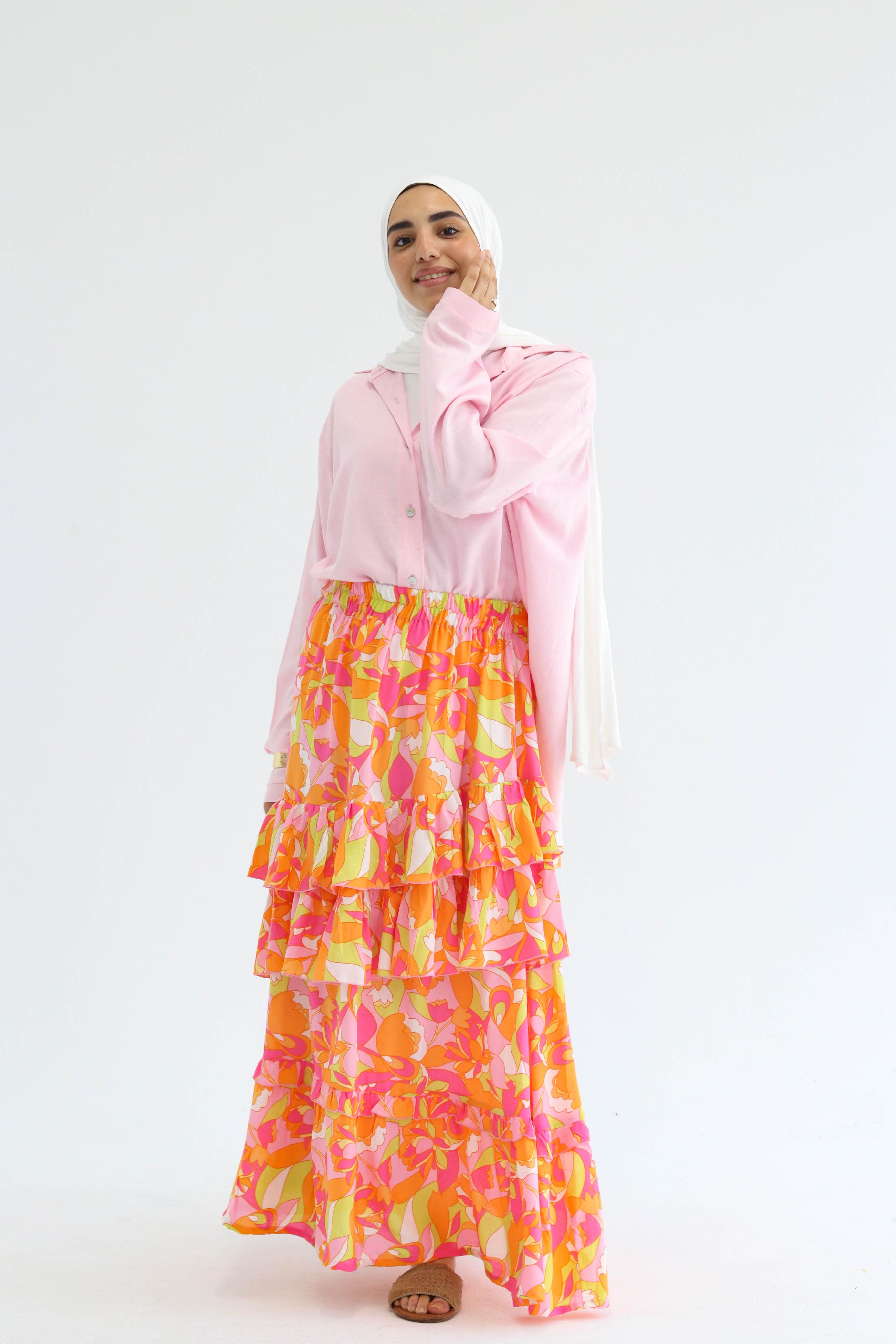 Ruffled Skirt