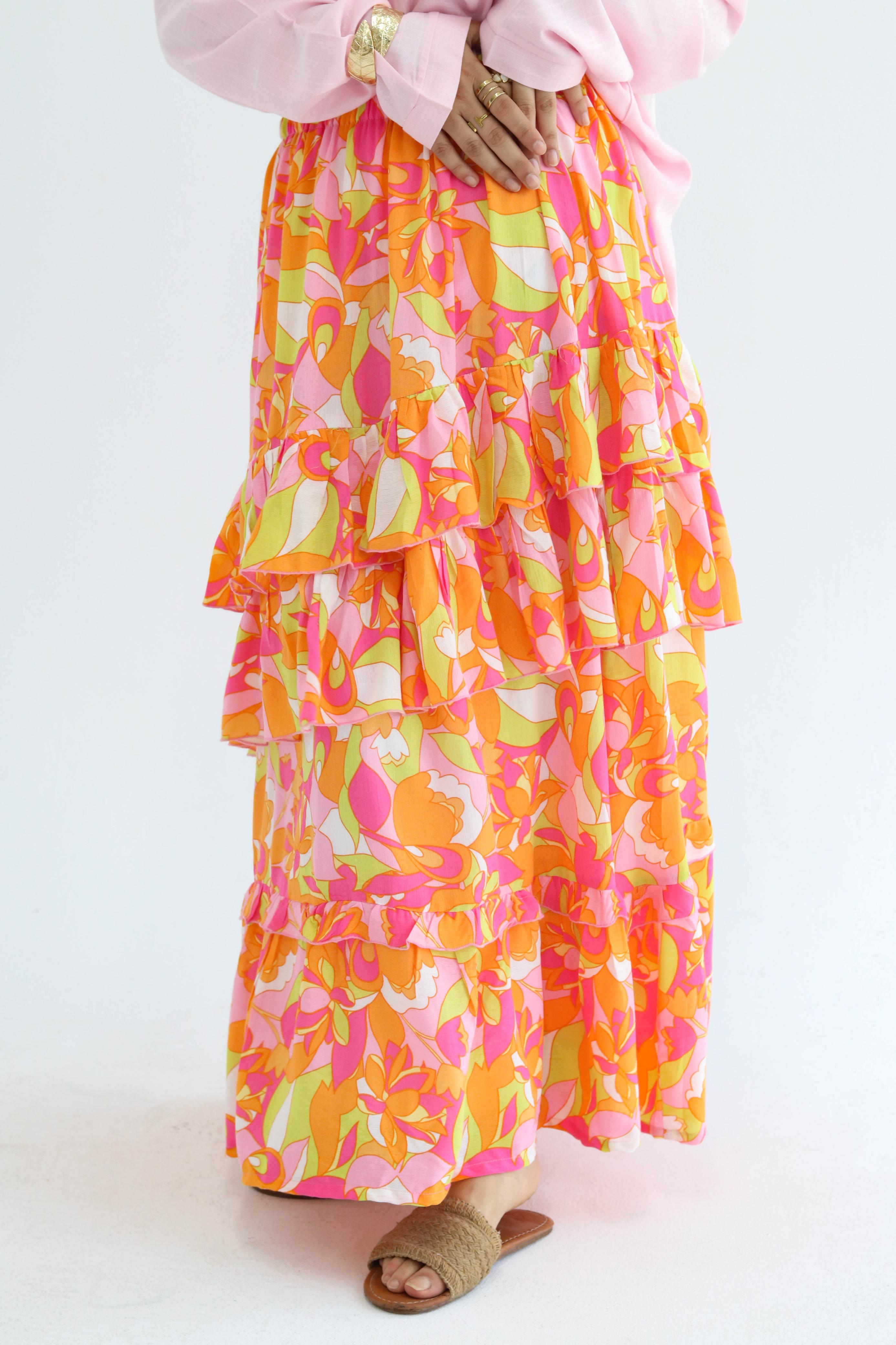 Ruffled Skirt