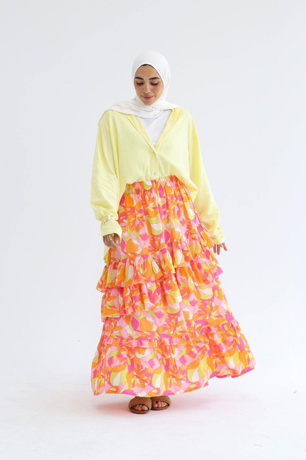Ruffled Skirt