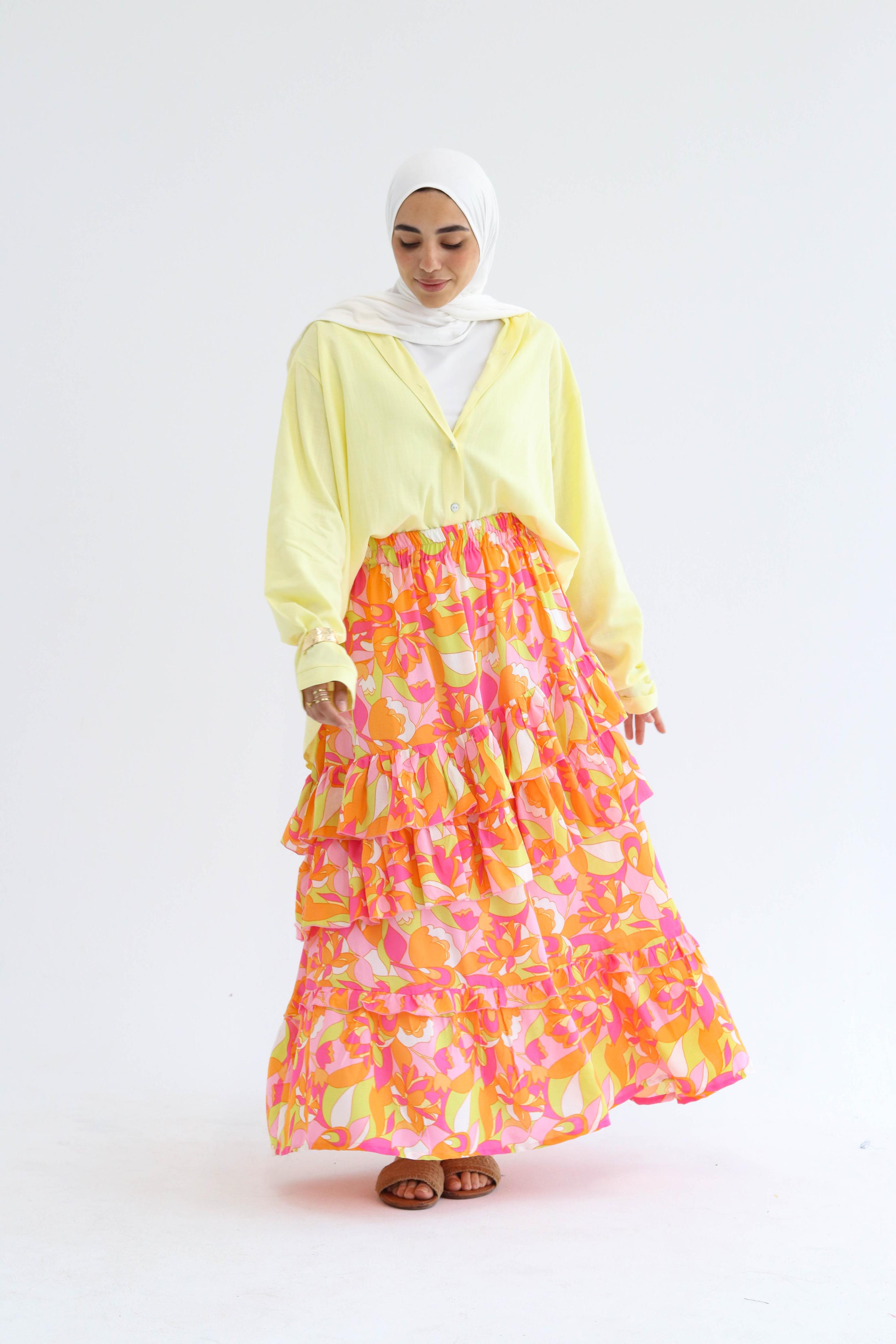 Ruffled Skirt