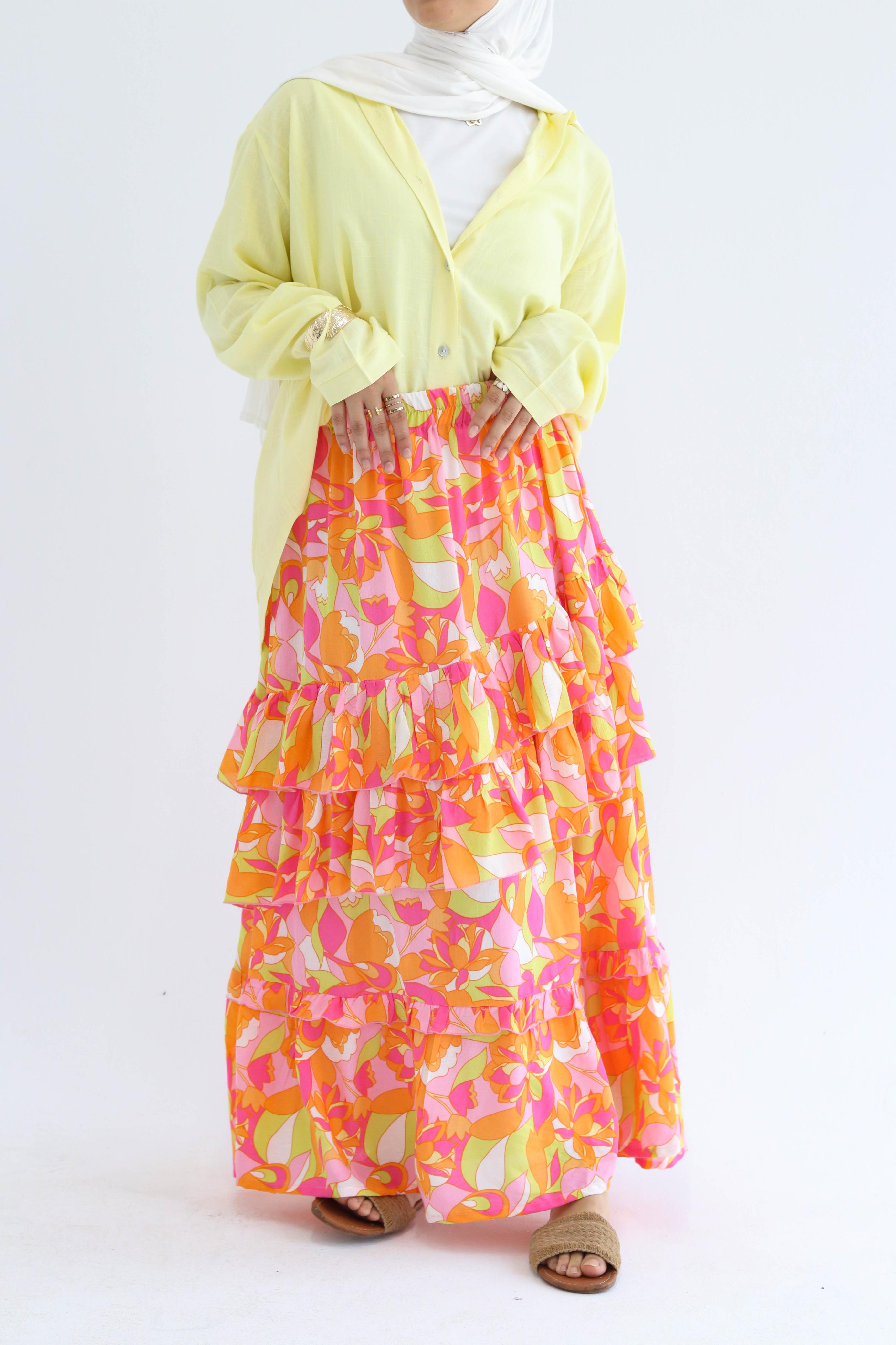 Ruffled Skirt